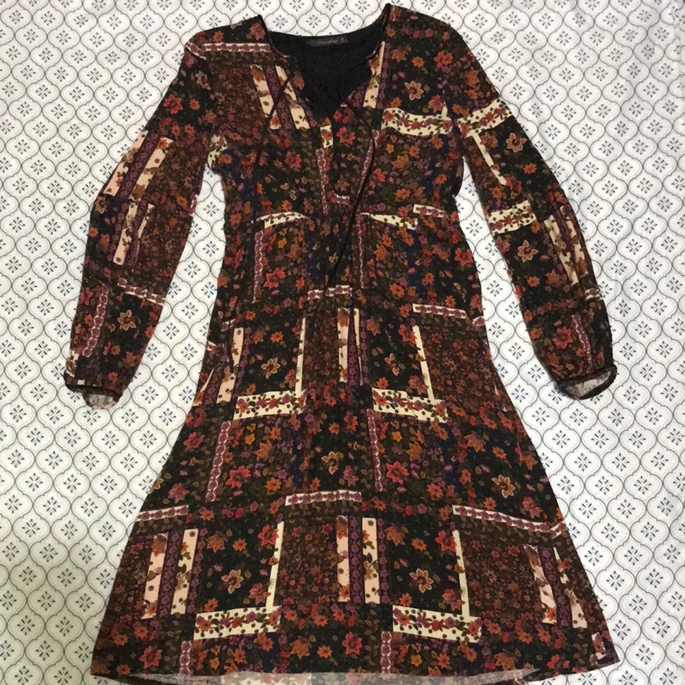 ZARA FALL/SPRING NATURE DRESS